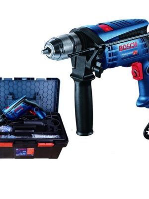 Máy khoan động lực BOSCH GSB 13 RE
(bộ set có hộp công cụ freedom)