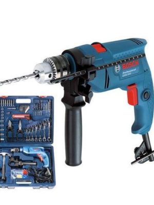 Máy khoan động lực Bosch GSB 550 XL (122 món phụ kiện)