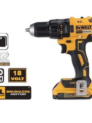 Máy khoan, vặn vít Pin 18V, DeWALT DCD777D2-B1 (không chổi than, sạc,vali, pin 2Ah))