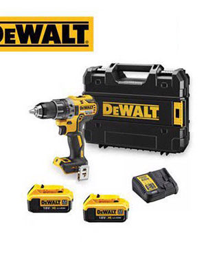 Máy khoan, vặn vít Pin 18V, 4Ah, DeWALT DCD791M2-B1 (không chổi than, vali, sạc, 2pin 4Ah)