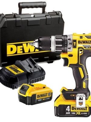 Máy khoan động lực, vặn vít Pin 18V, 4Ah, DeWALT DCD796M2-B1 (không chổi than, vali, sạc, 2pin 4Ah)