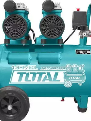 Máy nén khí không dầu, 2x600w, 50 lít TOTAL-TCS2150502 (TCS2150502T)