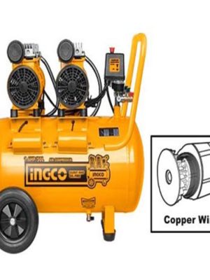 Máy nén khí không dầu, 2x600w(2×0.8Hp), 50 lít (13.2 Gal) INGCO ACS215506T