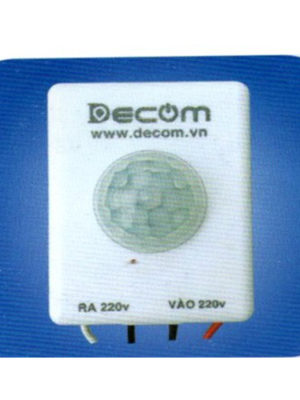 Công tắc cảm ứng gắn tường – chỉnh hướng, Decom DC-36