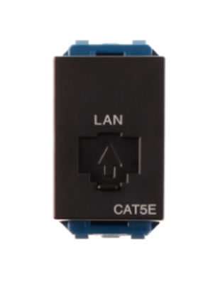 Ổ cắm data CAT5 Panasonic WEV2488H màu xám