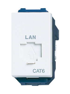 Ổ cắm data CAT6 Panasonic WEV24886SW màu trắng