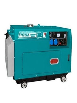 Máy phát điện dùng dầu DO 1pha, 5.0KW TOTAL TP250001-1