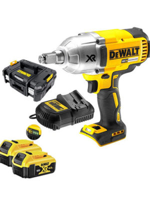 Máy siết bu-lông 3/4” Pin 18V DEWALT DCF897M2 (Sạc, 2pin*4Ah, vali)