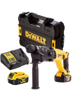 Máy khoan bê tông Pin 18V-BL DEWALT DCH133M2 (Sạc, 2 pin*4Ah, vali)