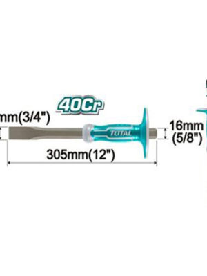 Đục sắt dẹp 25mm TOTAL THT4411219