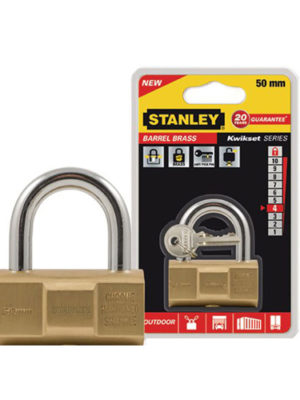 Ổ khóa Stanley USA đồng thau 50mm STANLEY S742-047