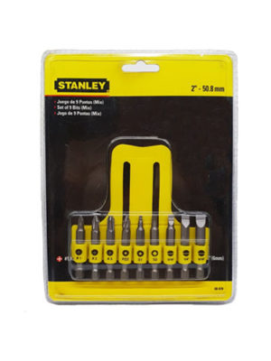 Bộ 9 mũi vặn vít STANLEY 68-070-23