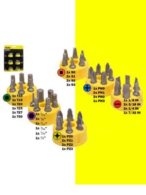 Bộ 36 mũi vặn vít STANLEY 68-075-23