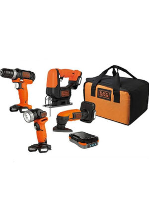 Bộ Combo GoPak bao gồm 4 máy BLACK DECKER BDCK124S1SB1