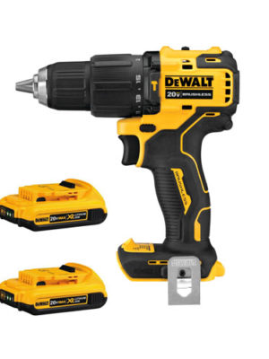 Máy khoan vặn vít Pin 20V-BL (Sạc, 2pin*2Ah, vali) DEWALT DCD709D2