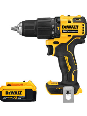 Máy khoan vặn vít Pin 20V-BL (Sạc, 1pin*4.0Ah, vali) DEWALT DCD709M1