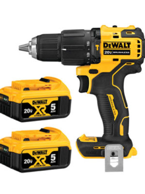 Máy khoan vặn vít Pin 20V-BL (Sạc, 2pin*5.0Ah, vali) DEWALT DCD709P2-KR