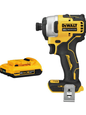 Máy vặn vít Pin 20V-BL (Sạc, 1pin*2Ah, vali) DEWALT DCF809D1