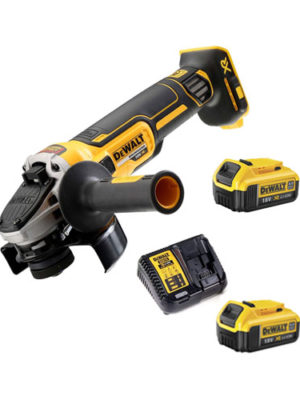 Máy mài góc Pin 18V-BL (Sạc, 2pin*4Ah, vali) DEWALT DCG405M2