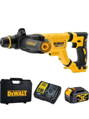 Máy khoan bê tông Pin 18V-BL (Sạc, 1pin*4Ah, vali) DEWALT DCH263M1