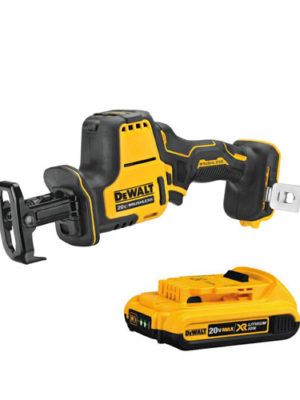 Máy cưa kiếm Pin 20V-BL (Sạc, 1pin*2Ah, vali) DEWALT DCS369D1