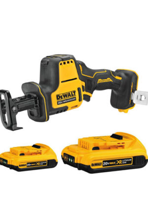 Máy cưa kiếm Pin 20V-BL (Sạc, 2pin*2Ah, vali) DEWALT DCS369D2