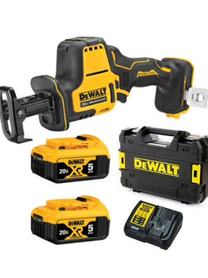 Máy cưa kiếm Pin 20V-BL (Sạc, 2pin*5Ah, vali) DEWALT DCS369P2