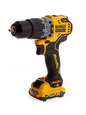 Máy khoan vặn vít Pin 12V-BL (Sạc, 1pin*2.0Ah, vali) DEWALT DCD706D1