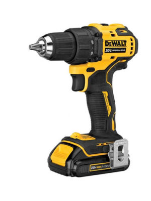 Máy khoan vặn vít Pin 20V-BL (Sạc, 1pin*2Ah, vali) DEWALT DCD708D1