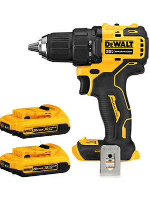 Máy khoan vặn vít Pin 20V-BL (Sạc, 2pin*2Ah, vali) DEWALT DCD708D2