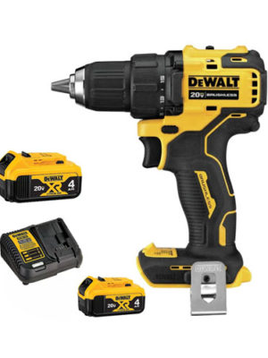 Máy khoan vặn vít Pin 20V-BL (Sạc, 2pin*4Ah, vali) DEWALT DCD708M2