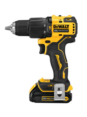 Máy khoan vặn vít Pin 20V-BL (Sạc, 1pin*2Ah, vali) DEWALT DCD709D1