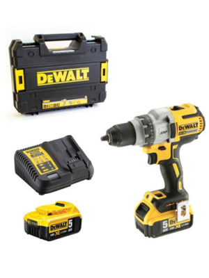 Máy khoan Pin 18V (Máy, sạc, 2pin*5Ah, vali) DEWALT DCD991P2