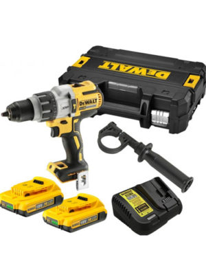 Máy khoan Pin 18V (Máy, sạc, 2pin*2Ah, vali) DEWALT DCD996D2