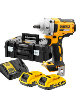 Máy siết bu-lông 1/2” Pin 18V (Sạc, 2pin*2Ah, vali) DEWALT DCF894D2