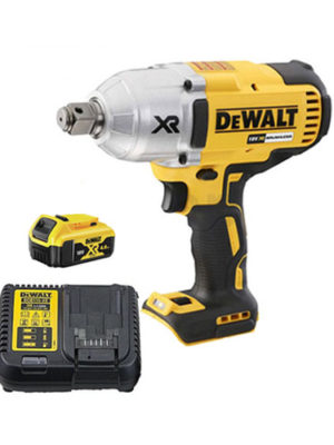 Máy siết bu-lông 3/4” Pin 18V DEWALT DCF897M1 (Sạc, 1pin*4Ah, vali)