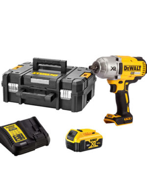 Máy siết bu-lông 1/2” Pin 18V (Sạc, 1pin*5.0Ah, vali) DEWALT DCF899P1