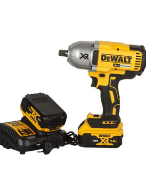 Máy siết bu-lông 1/2” Pin 18V (Sạc, 2pin*5.0Ah, vali) DEWALT DCF899P2