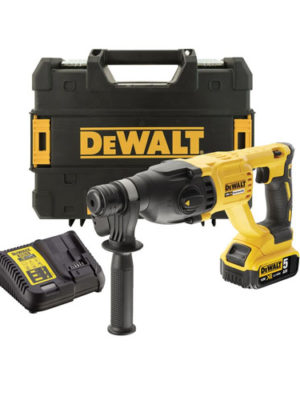 Máy khoan bê tông Pin 18V-BL DEWALT DCH133P1 (Sạc, 1pin*5Ah, vali)