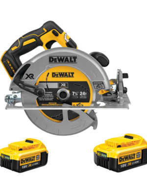 Máy cưa gỗ (đĩa 184mm) cầm tay Pin 18V (Sạc, 2pin*4Ah, túi vải) DEWALT DCS570M2