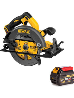 Máy cưa gỗ (Đĩa 184mm) Pin XR PlexVolt 54V-BL (Sạc, 1pin*6Ah) DEWALT DCS575T1-KR