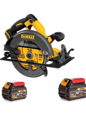 Máy cưa gỗ (Đĩa 184mm) Pin XR PlexVolt 54V-BL (Sạc, 2pin*6Ah) DEWALT DCS575T2-KR