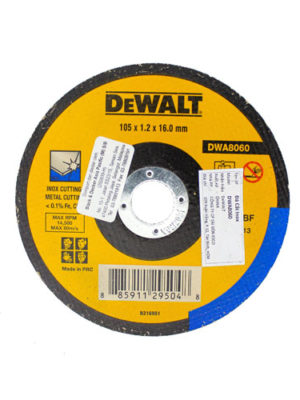 Đá cắt Inox (105×1.2x16mm) Dewalt DWA8060-B1