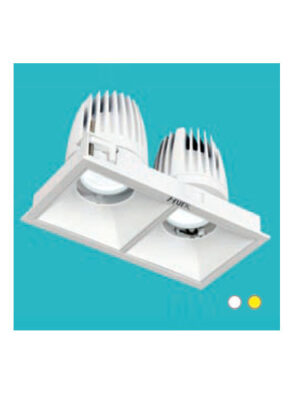 Đèn âm trần Downlight trắng HUFA AT-149 Led 12W x 2