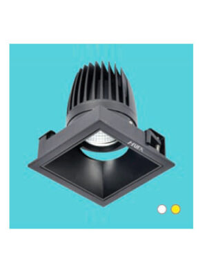 Đèn âm trần Downlight vuông đen HUFA AT-152 Led 12W