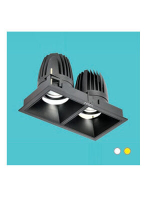 Đèn âm trần Downlight đen HUFA AT-153 Led 12W x 2