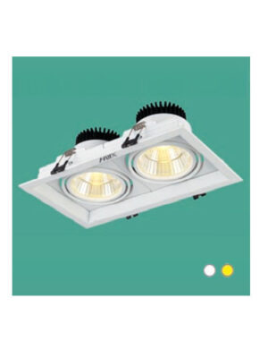 Đèn âm trần vuông Downlight HUFA 10W x 2 ( Góc chiếu 24° )