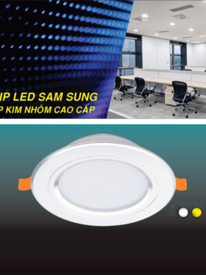 Đèn âm trần viền Trắng HUFA AB 05 Led 7W