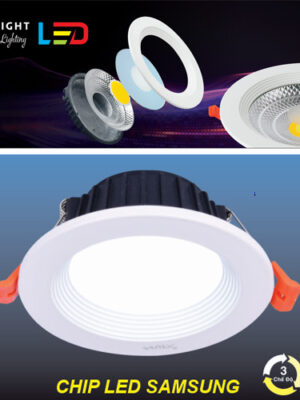 Đèn âm trần Downlight Led HUFA 3CĐ