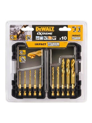 Bộ mũi khoan 10 chi tiết DEWALT DT50050-QZ